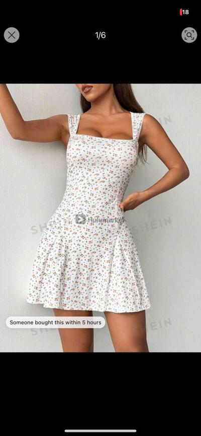 mini dress⚪️