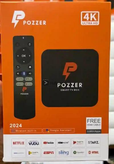 POZZER SMART TV BOX - 2024 Model TV SMART ማድረ