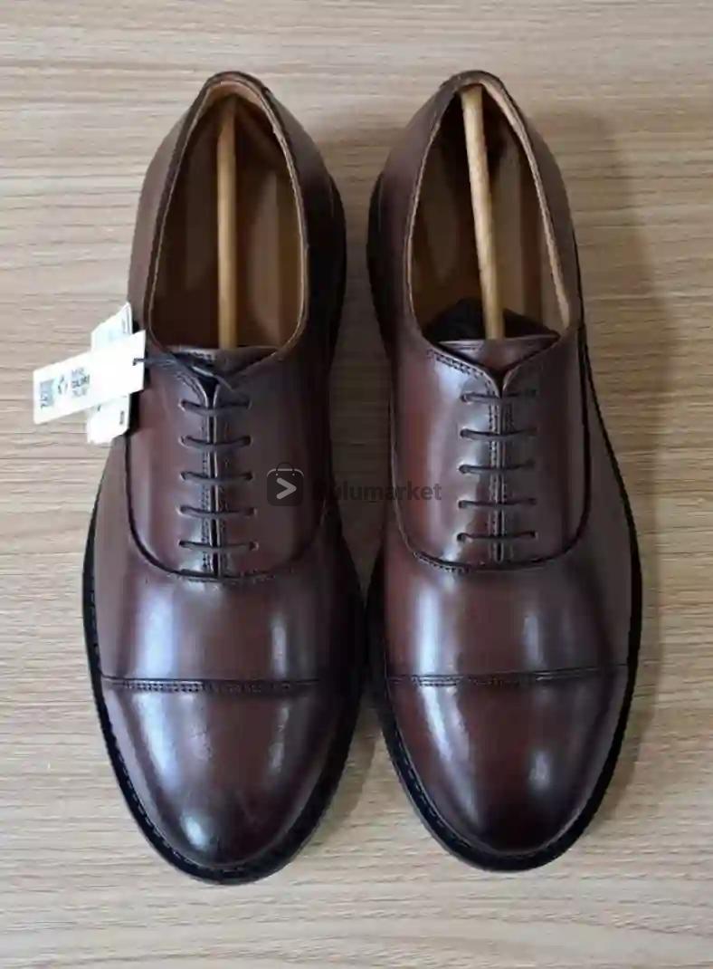 dark brown dress shirts for mens Ash & Erie Dark Brown Brushed Button-Down Shirt for Short Men main image 0