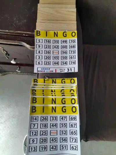 cartela for bingo house