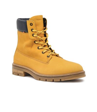 Leather hiking boots HILFIGER PADDED