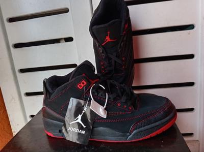 Jordan-3 Black Red Sneakers – Premium Comfort | Street Sports Wear