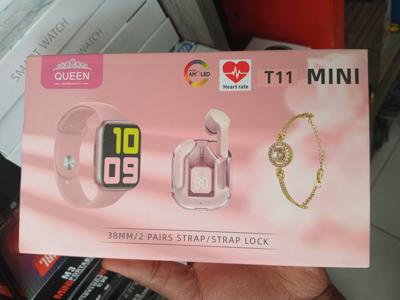 QUEEN T11 MINI also known as T9 Mini) smartwatch bundle