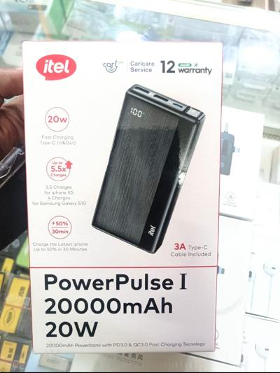 የእድሜ ልክ ጓደኛ የሚሆን ከ AliExpress የመጣ ⚡️ ፈጥነን እንሙላ! itel PowerPulse I 20000mAh Powerbank 🚀🔌