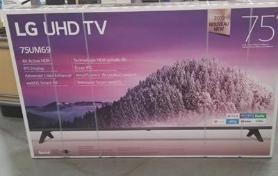 LG 75" UHD SMART 4K TV