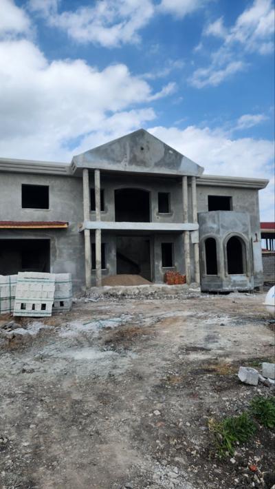 Bank Laon 1000 M² Semi Finishing G+1 House For Sale