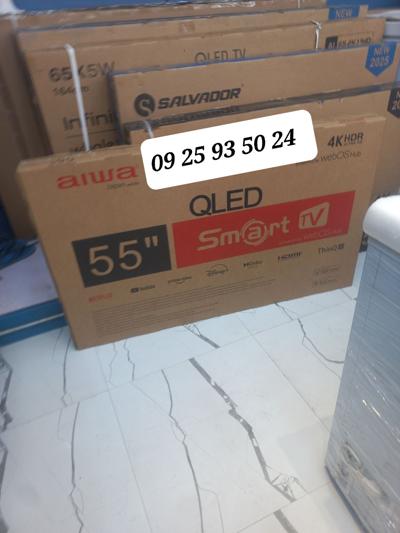 aiwa 55INCH TV SMART 4K ANDROID NEW 20 25 MODEL QLED