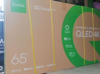 Syinix 65 inchi double glass smart 4k 2025 tv