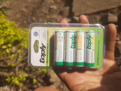 Toply Aa 6800mah High-capacity Rechargeable Batteries.