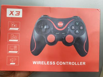 X3 wireless game controller.