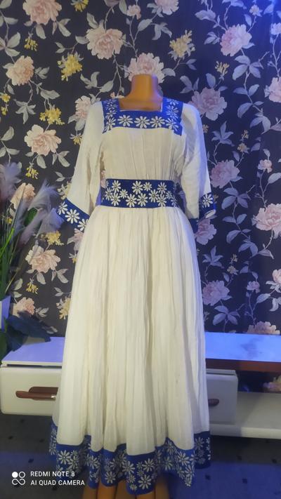 አዲስ ዲዛይን የሴት ባህላዊ የሀበሻ ልብስ (Habesha Dress)