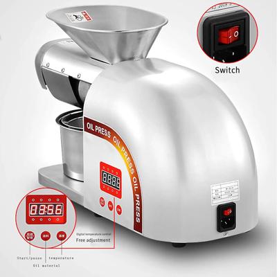 Stainless steel automatic oil press machine የዘይት መጭመቂያ ለስራ እና ለቤት የሚያገለግል