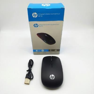 HP W10 Bluetooth  2.4GHz Wireless Dual Mode Rechargeable Mouse – Ergonomic Design