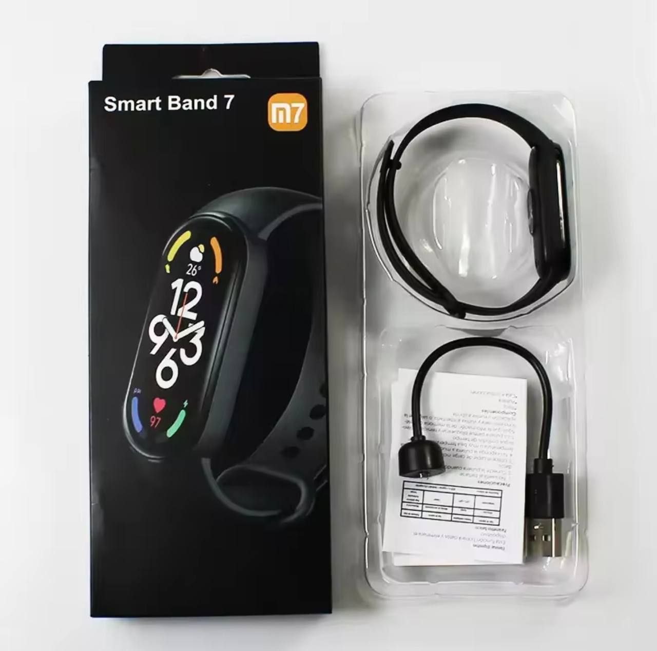 m7 smart band fitness smart watch