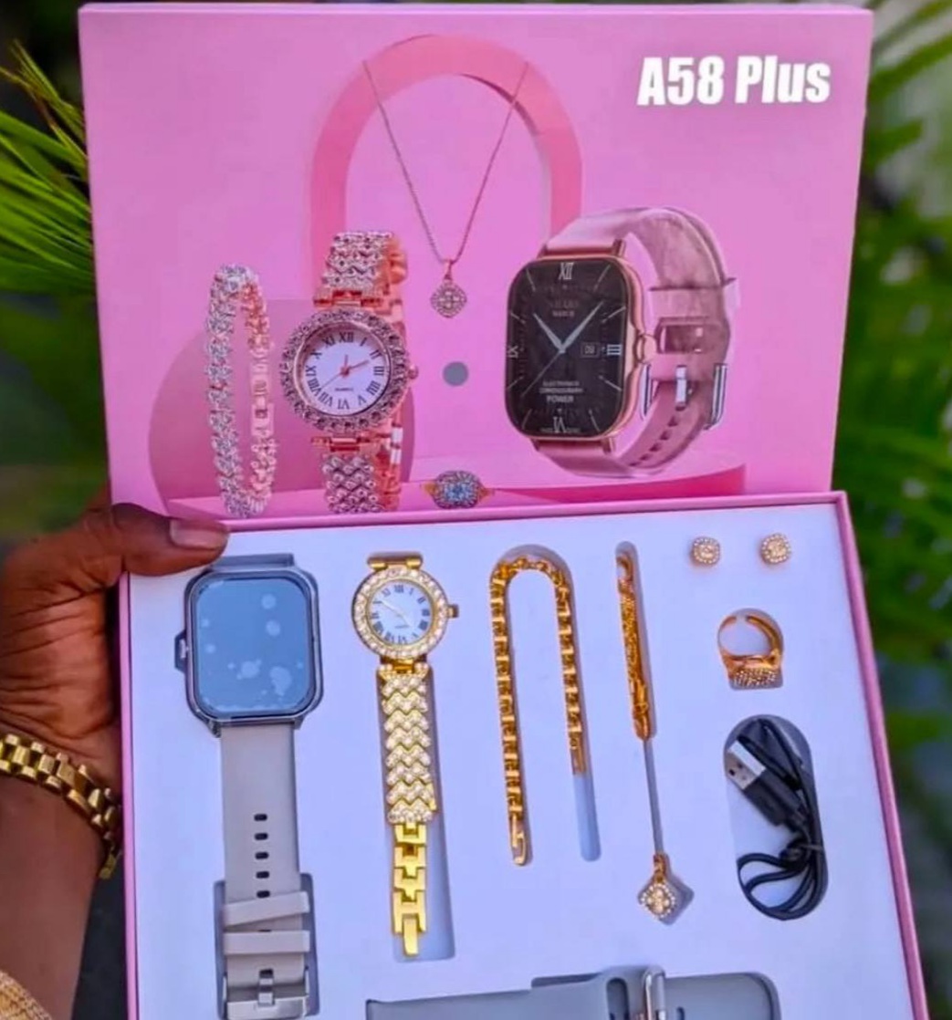 A58 Plus Smart Watch combo