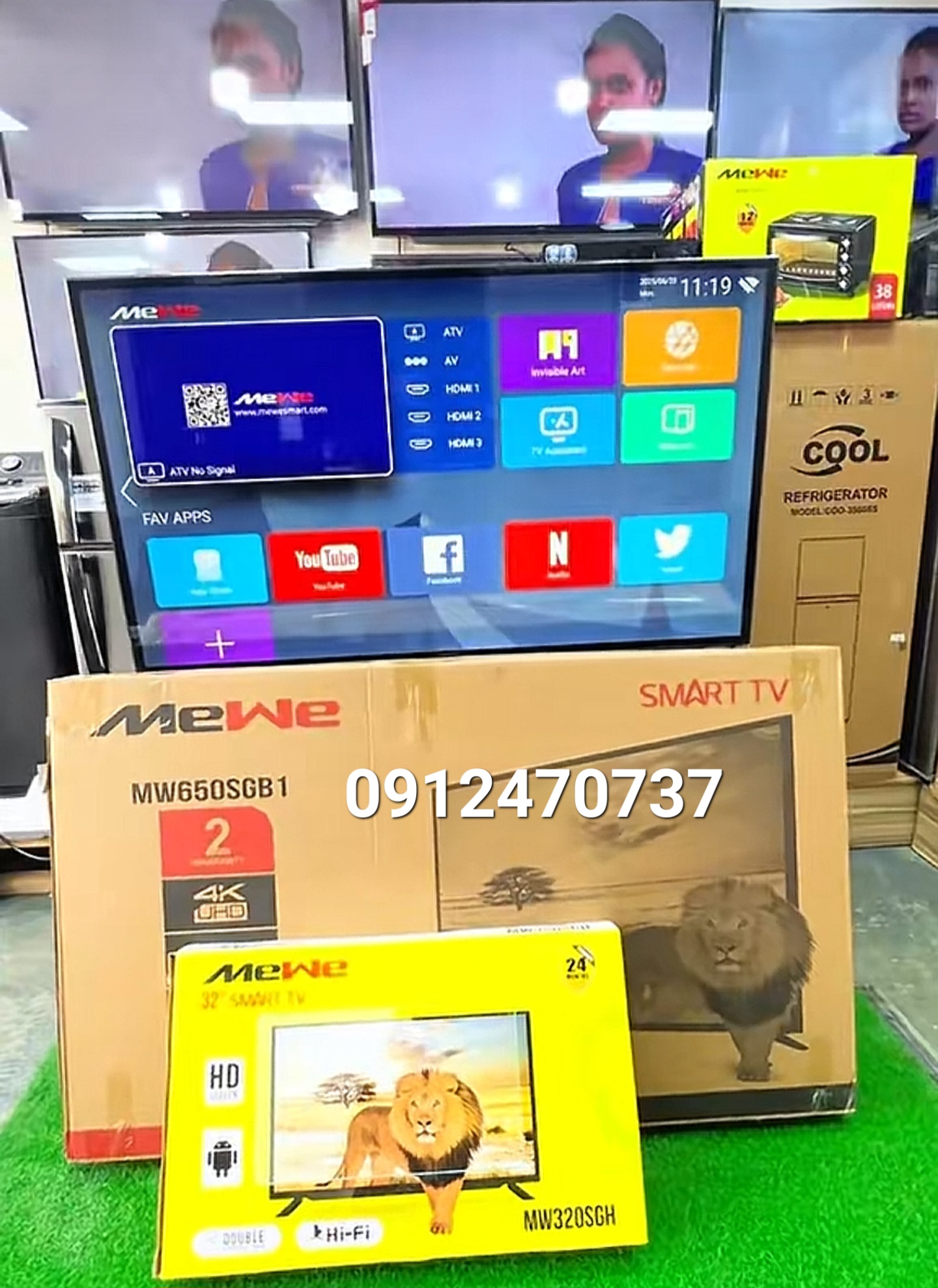 MEWE 65"INCH SMART TV