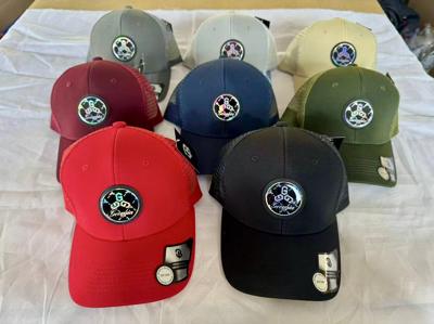 Georgia Circular Mesh Caps: