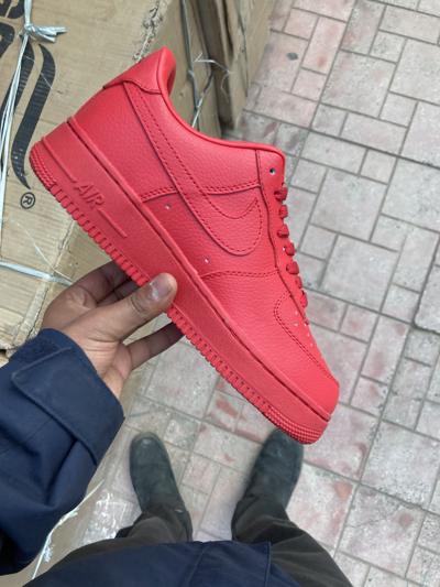 Red Nike Air Force 1