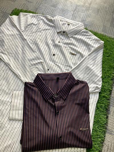 NECHUG Men's Vertical Striped Long-Sleeve Dress Shirts