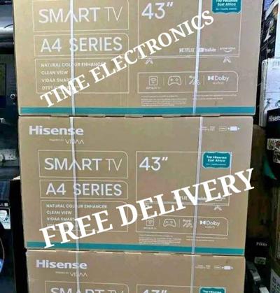 HISENCE 43"NEW 2026 ◇ 4K SMART UHD TV ◇ FREE DELIVERY ◇ 10 YEARS WARRANTY ◇ PRICE....75,000