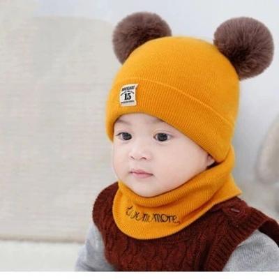 🧒🧣 Toddler Knitted Hat Beanie Cap & Scarf Set