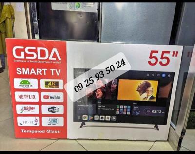 GSDA 55INCH TV SMART 4K ANDROID NEW 20 25 MODEL