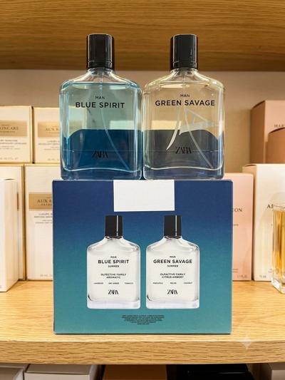 Zara Man Blue Spirit & Green Savage Gift Set