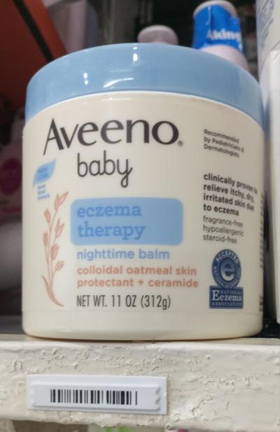 Aveeno Baby Eczema Therapy Nighttime Balm