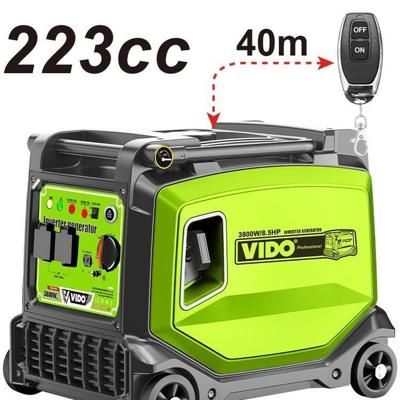 Vido silent gasoline generator 3.8kw