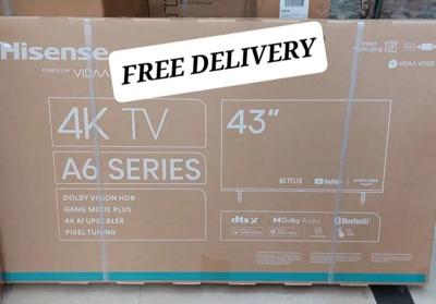 HISENCE 43"NEW 2026 ◇ 4K SMART UHD TV ◇ FREE DELIVERY ◇ 10 YEARS WARRANTY ◇ PRICE....75,500