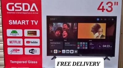 GSDA 43"NEW 2026 ◇ 4K SMART UHD TV ◇ FREE DELIVERY ◇ 10 YEARS WARRANTY ◇ PRICE....47,500