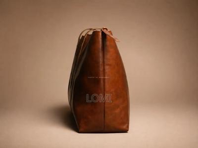 Handmade Brown Leather Tote Bag