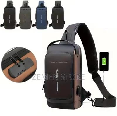 Anti-Theft Crossbody Sling Bag - Waterproof Usb Smart Chest Pack