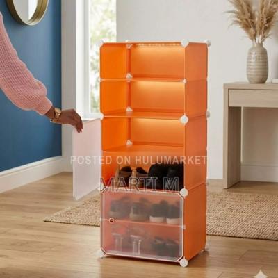 Plastic Cube Shoe Rack