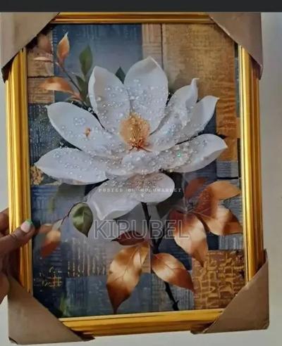 Luxury 3d Crystal Floral Wall Art Frame
