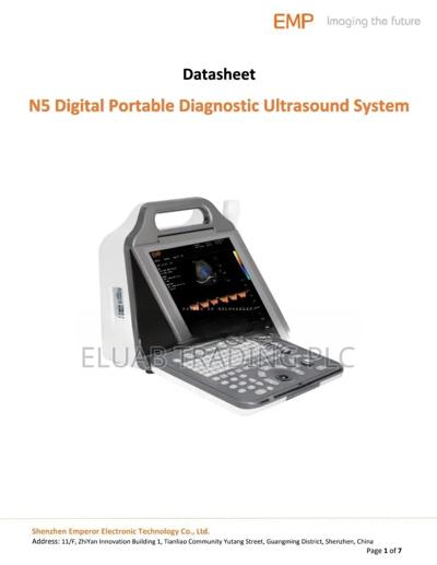 Emp Ultrasounds With Product Name of N2 and N5