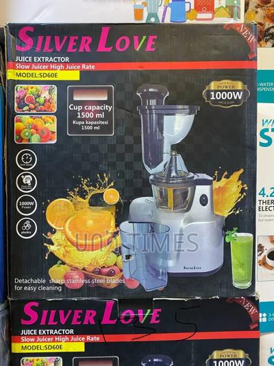 Silver Love 1000w High-Yield Slow Juicer Juice Extractor (1500ml,