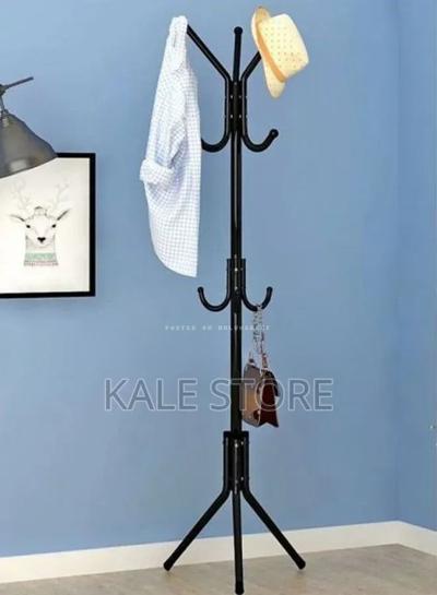 Standing Coat, Jacket, Tie, And Hat Hanger