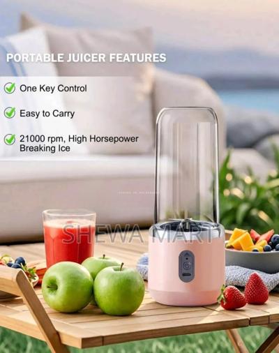 Portable Mini Rechargeable Juicer Cup, Multi-Function Juice Blender