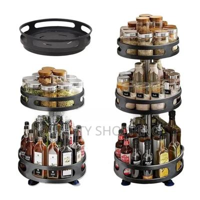 360° Rotating Stainless Steel Storage Rack