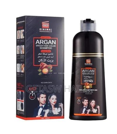Argan Speedy Hair Color Shampoo (Black)