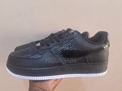 Nike Air Force 1 Black Woven Edition