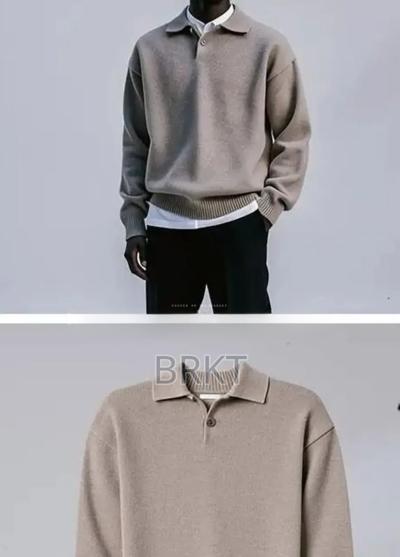 # Premium Men's Knitted Polo Sweater (ዘመናዊ የወንዶች ስዊተር)