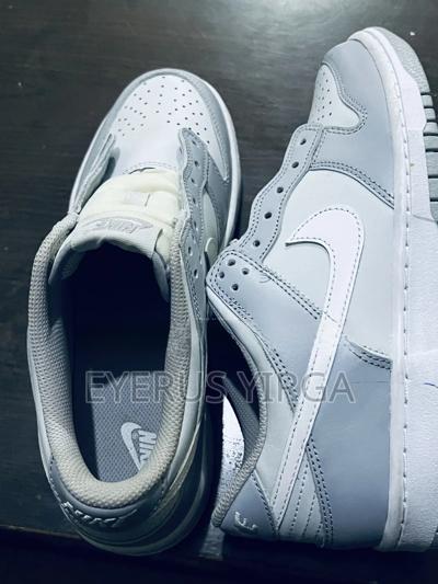 Grey and White