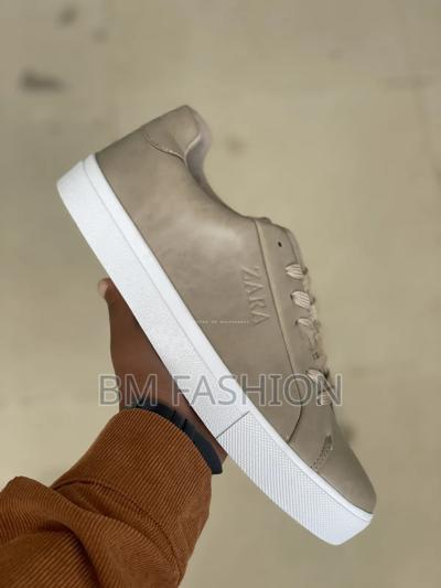 Zara Men's Smooth Flat Shoes Original Brand