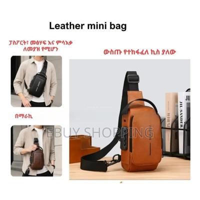 Multi-Pocket Sling Bag With 3-Digit Combination Lock for Travel