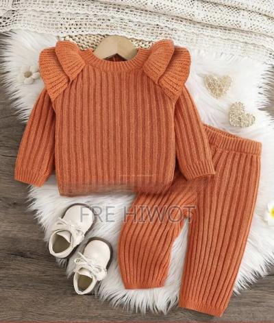 2pcs Baby Girls' Sweater Set