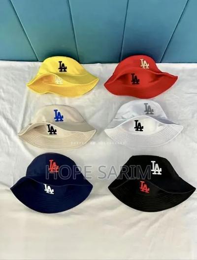 Trendy "La" Embroidered Bucket Hats