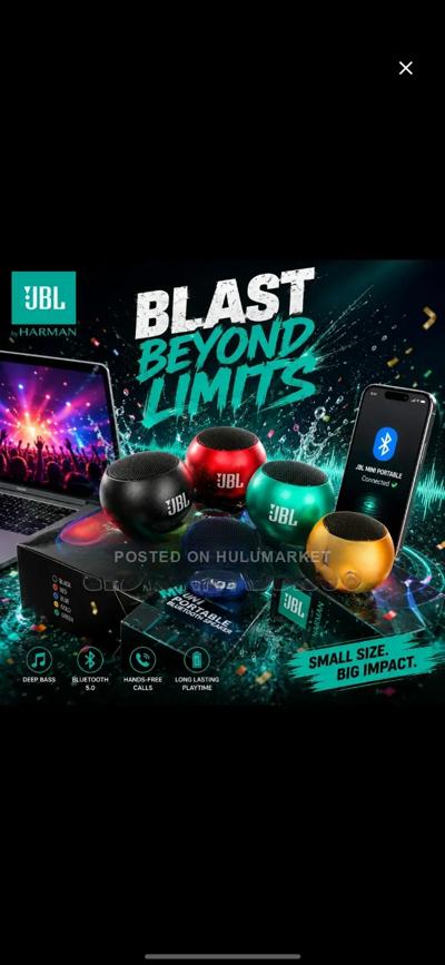 Modern Portable Speaker With Powerful, High-Quality Sound.