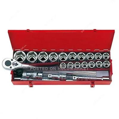 Drive Socket Wrench Set – Heavy Duty Socket Set With Metal Case